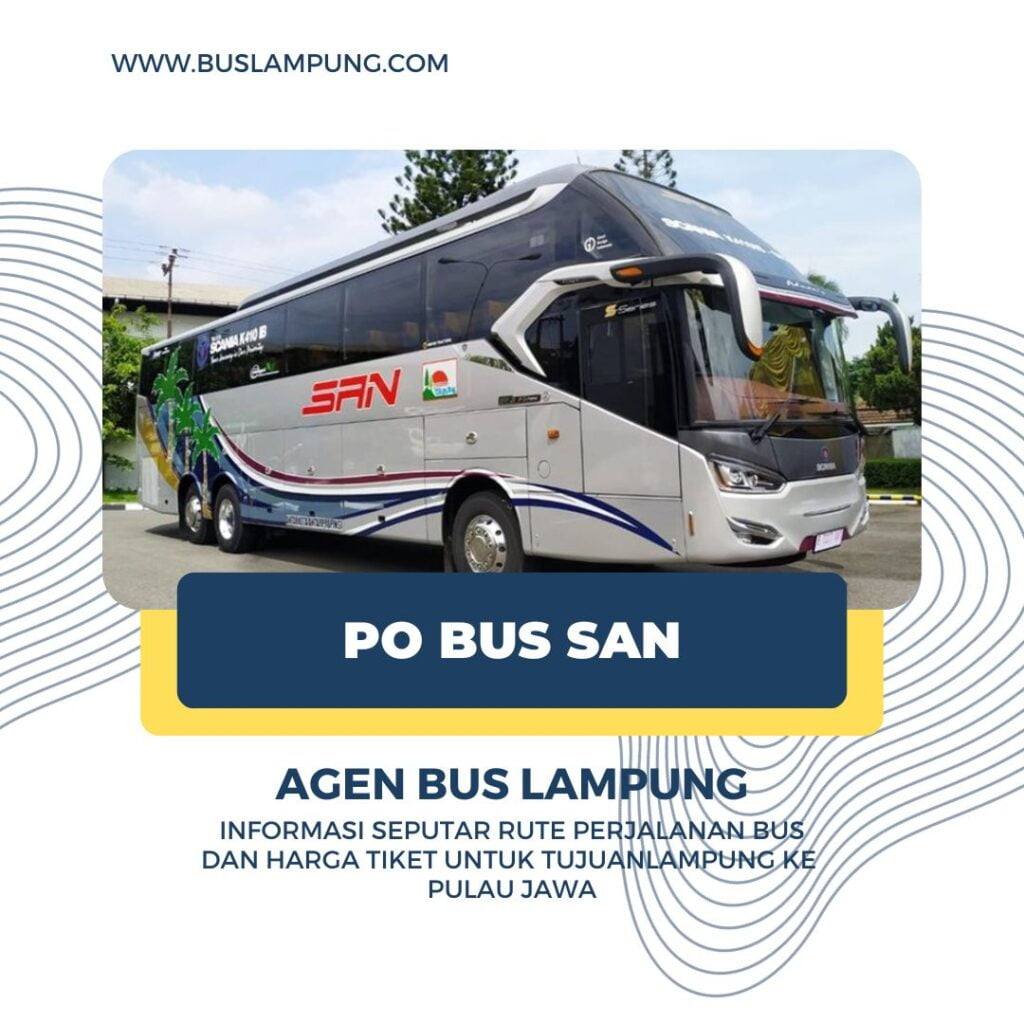 PO BUS SAN LAMPUNG JOGJA