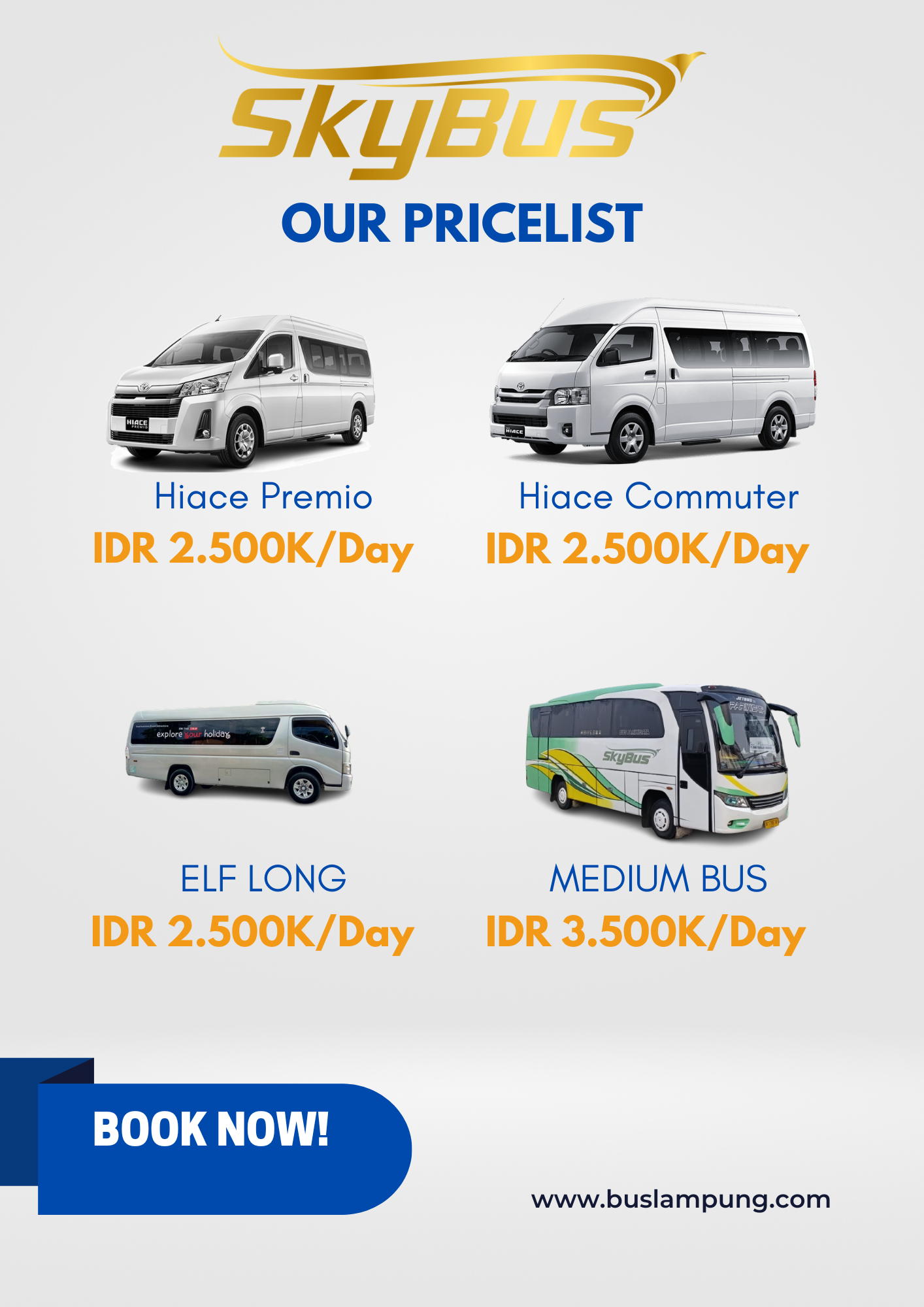 Blue And Yellow Modern Car Rental Price List (1)